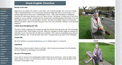 Desktop Screenshot of greatenglishchurches.co.uk